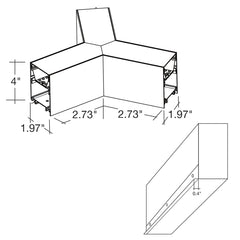 Y-Shape Connector Downlight