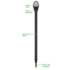 Path Light Stem - 12" Height