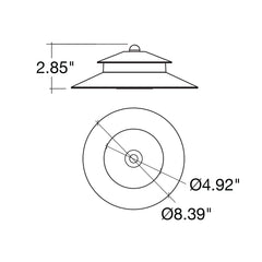 Path Light Cap: Style 3