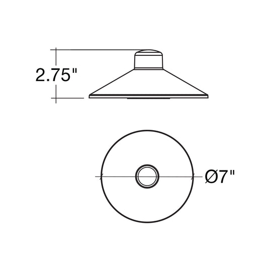 Path Light Cap: Style 1