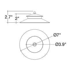 Path Light Cap: Flat