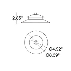 Path Light Cap: Style 3