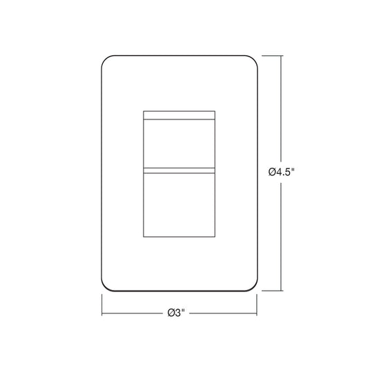 PIR Bi-Level + Daylight: Wall Sensor SILVAIR