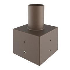 Tenon: Square 4" Pole Reducer to 2.36"