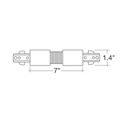 Flexible Connector: connect two track sections at any angle up to 90°