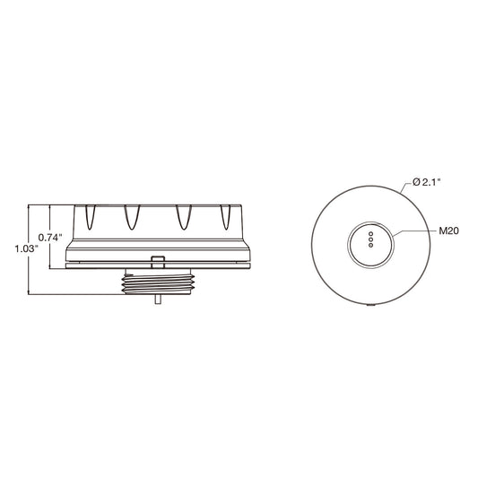 Daylight Photocell Only: Twist-C