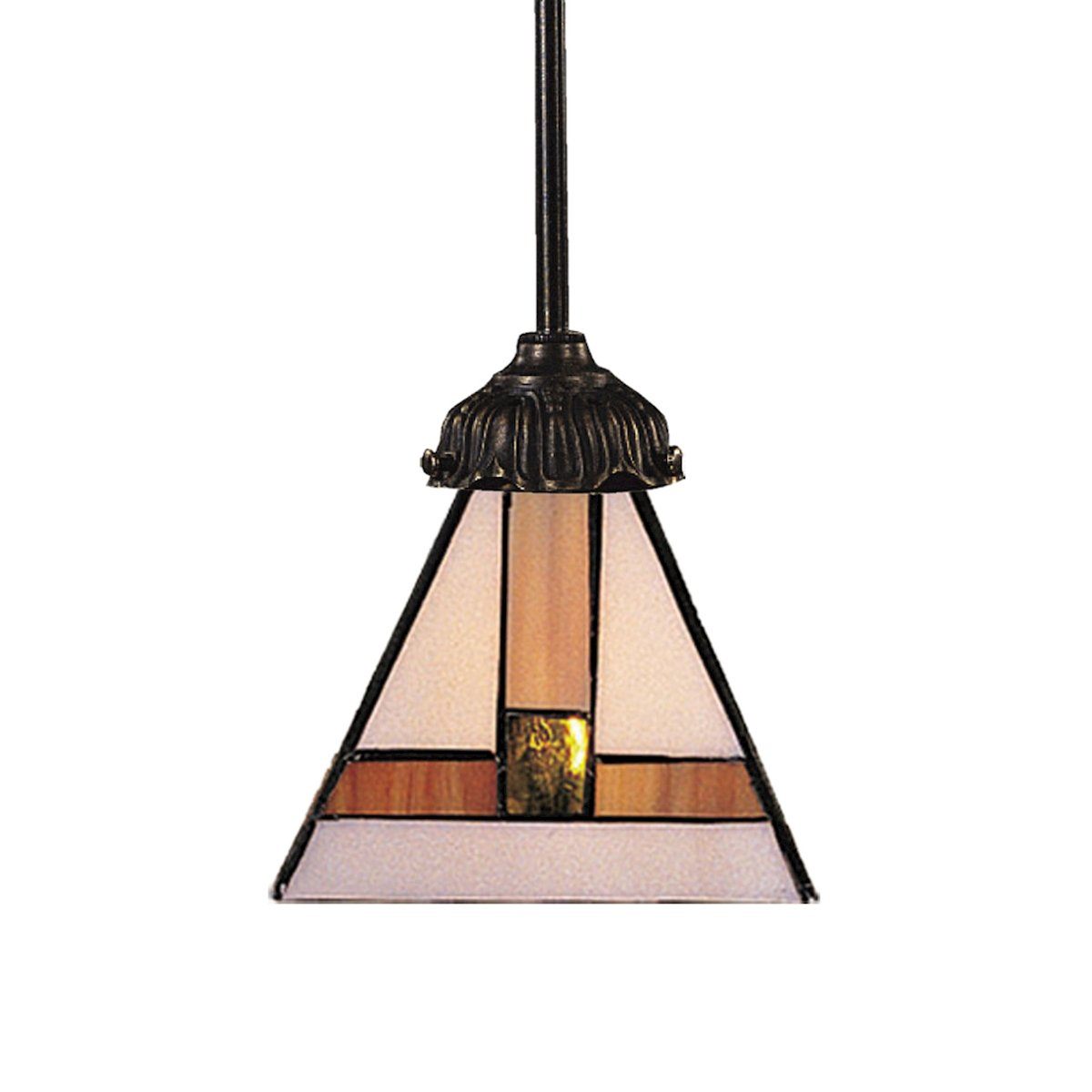 Mix-N-Match Pendant In Tiffany Bronze And Multicolor Glass Ceiling Elk Lighting 