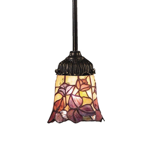 Mix-N-Match Pendant In Tiffany Bronze And Multicolor Glass Ceiling Elk Lighting 