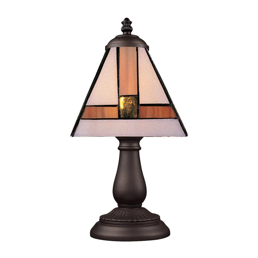 Mix-N-Match 1 Light Table Lamp In Tiffany Bronze Lamps Elk Lighting 