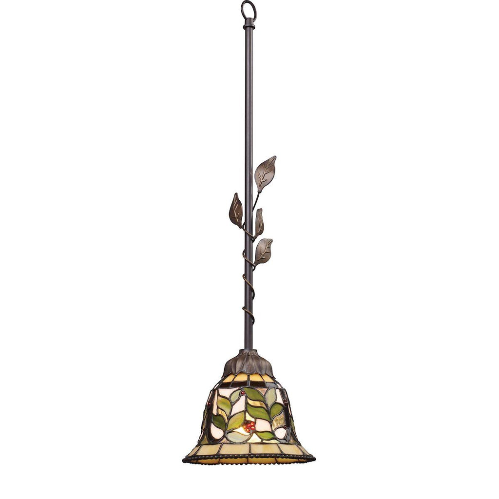 Latham Pendant In Tiffany Bronze Ceiling Elk Lighting 