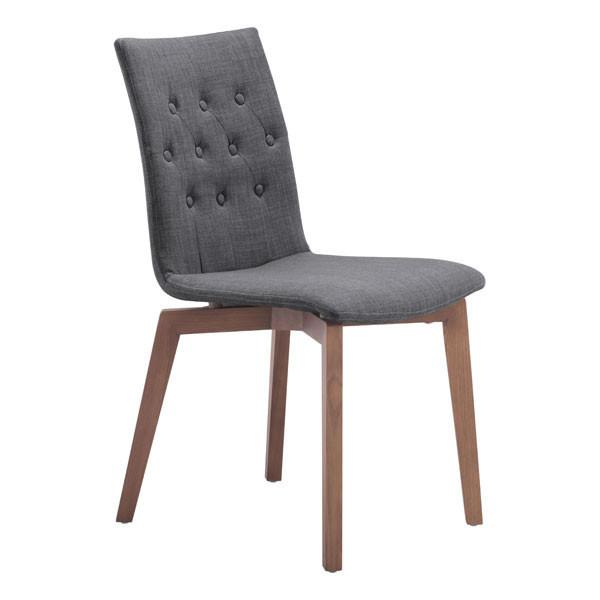 Orebro Dining Chair Graphite (Set of 2) Furniture Zuo 