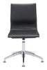 Glider Conference Chair Black Furniture Zuo 