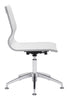 Glider Conference Chair White Furniture Zuo 