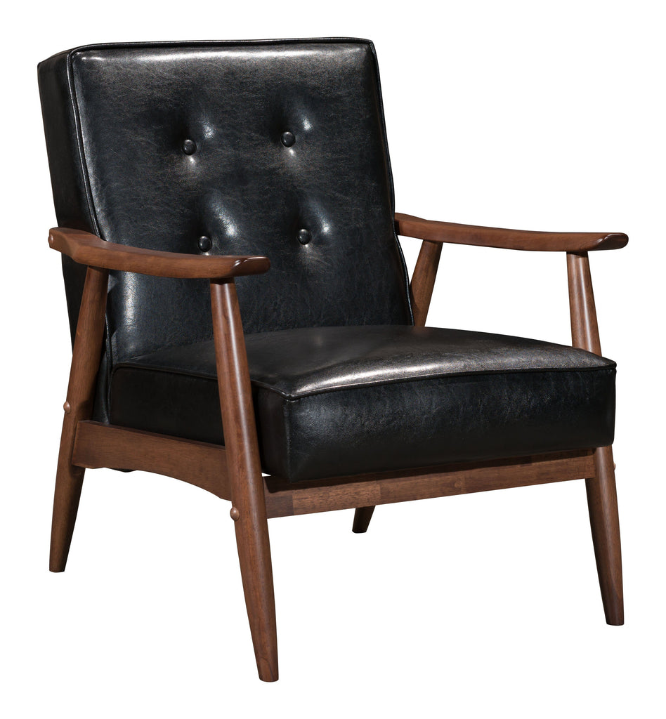 Rocky Arm Chair Black Furniture Zuo 