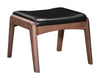 Bully Lounge Chair & Ottoman Black Furniture Zuo 