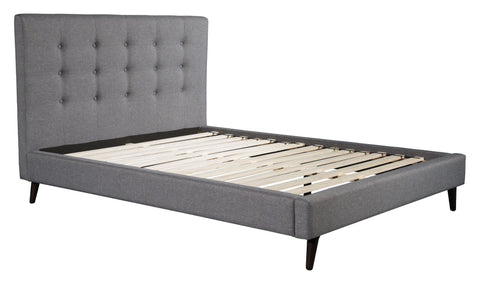 Modernity Queen Bed Gray Furniture Zuo 