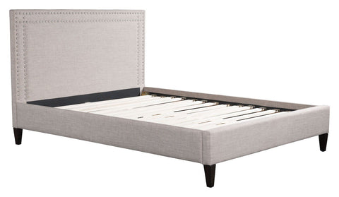 Renaissance Queen Bed Dove Gray Furniture Zuo 