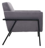 Homestead Lounge Chair Gray Furniture Zuo 