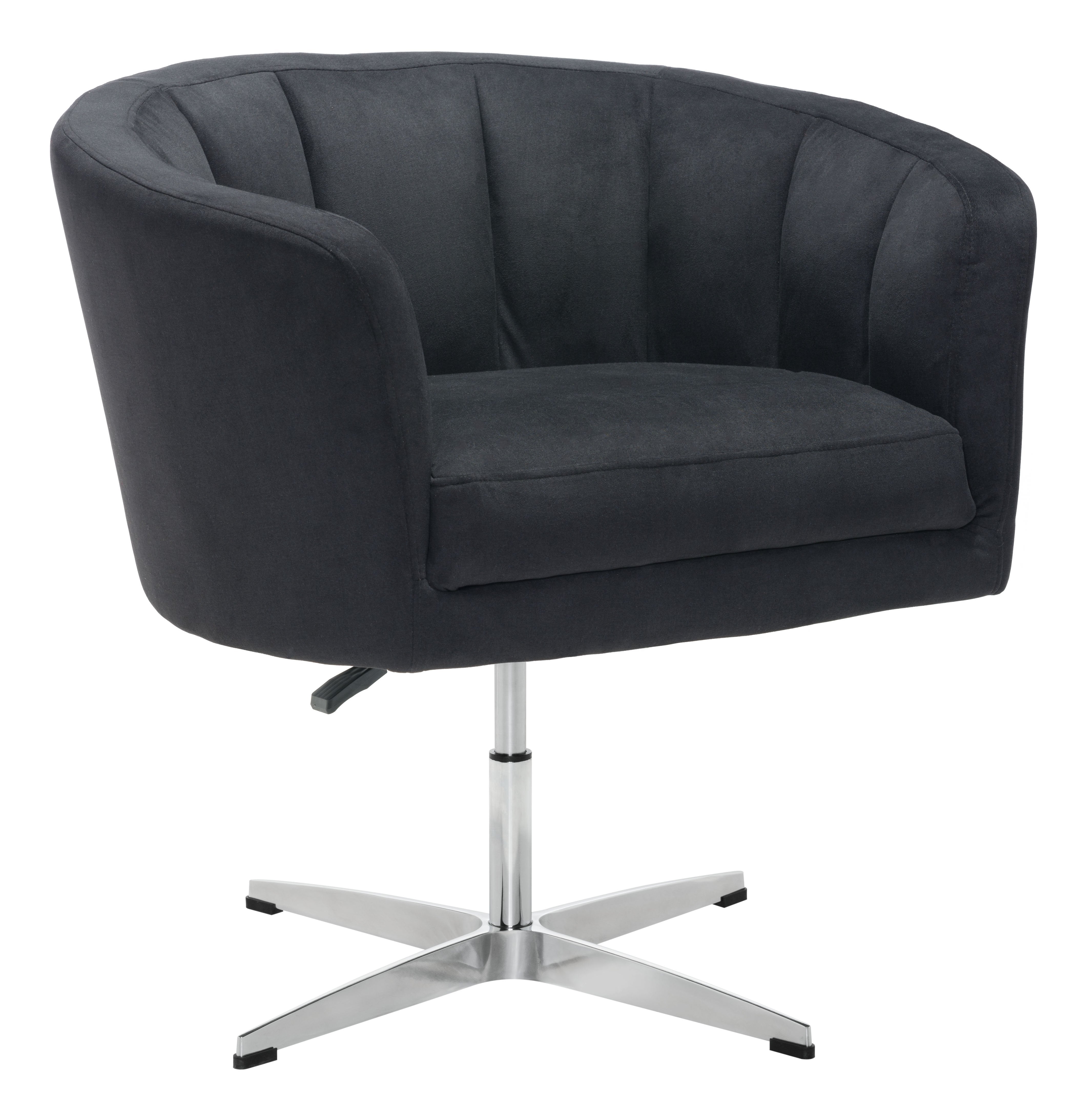 Wilshire Occasional Chair Black Furniture Zuo 