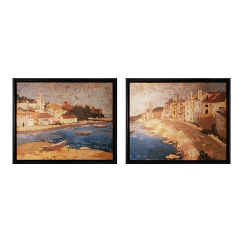 By the Sea I and II Wall Art Sterling 