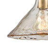 Hand-Formed Glass 1 Pendant Satin Brass Ceiling Elk Lighting 