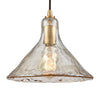 Hand-Formed Glass 1 Pendant Satin Brass Ceiling Elk Lighting 