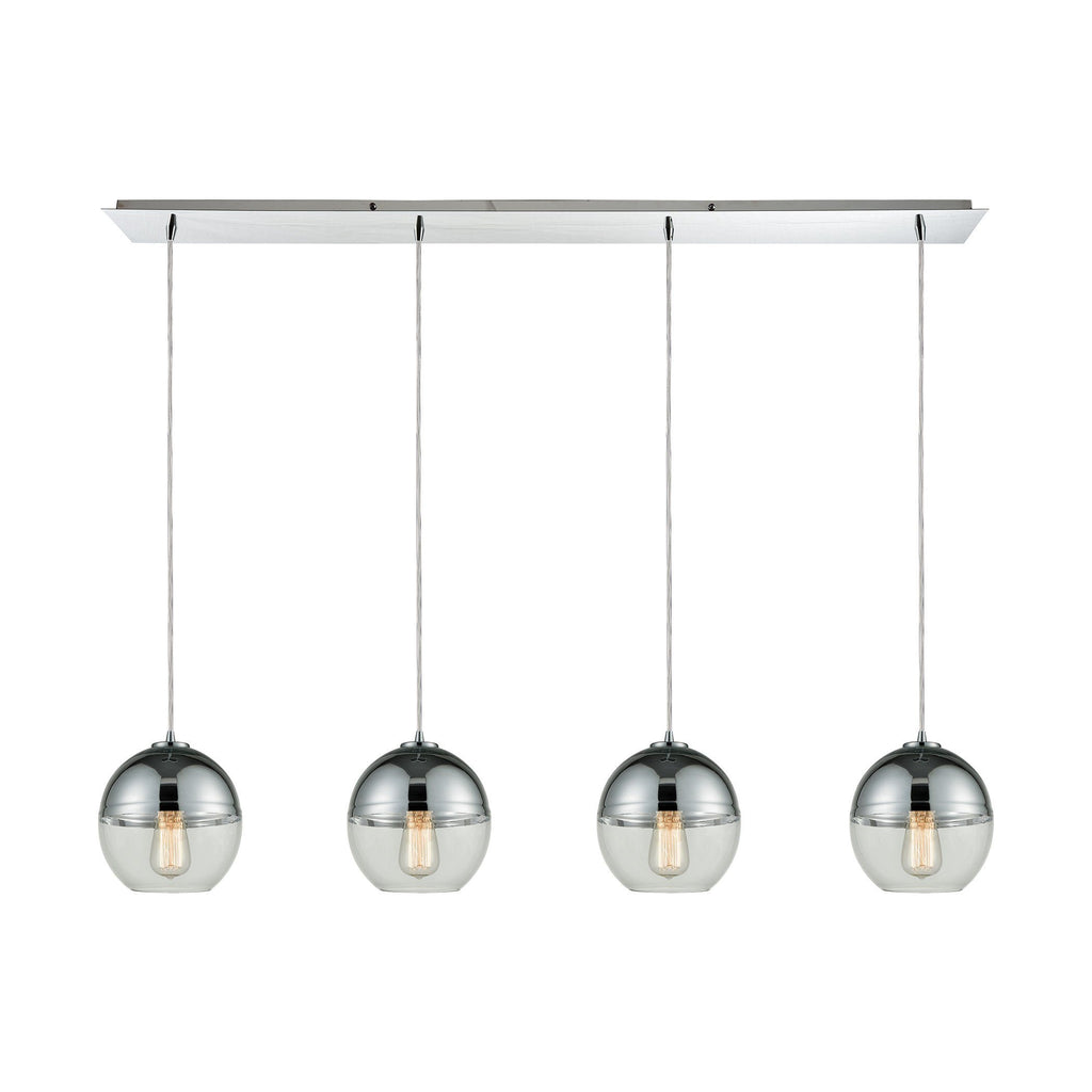 Revelo 4 Pendant Polished Chrome Ceiling Elk Lighting 