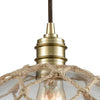 Dragnet 10"w Rope Mini Pendant - Satin Brass Ceiling Elk Lighting 