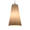Connor 6"w Satin Nickel Pendant with Peach Glass Shade Ceiling Elk Lighting 