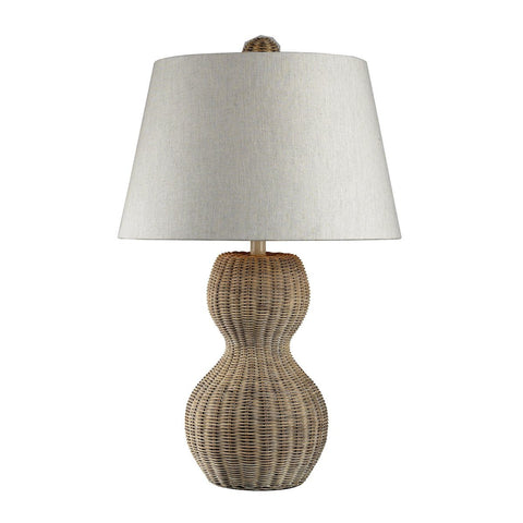 Sycamore Hill Rattan Table Lamp in Light Natural Finish Lamps Dimond Lighting 