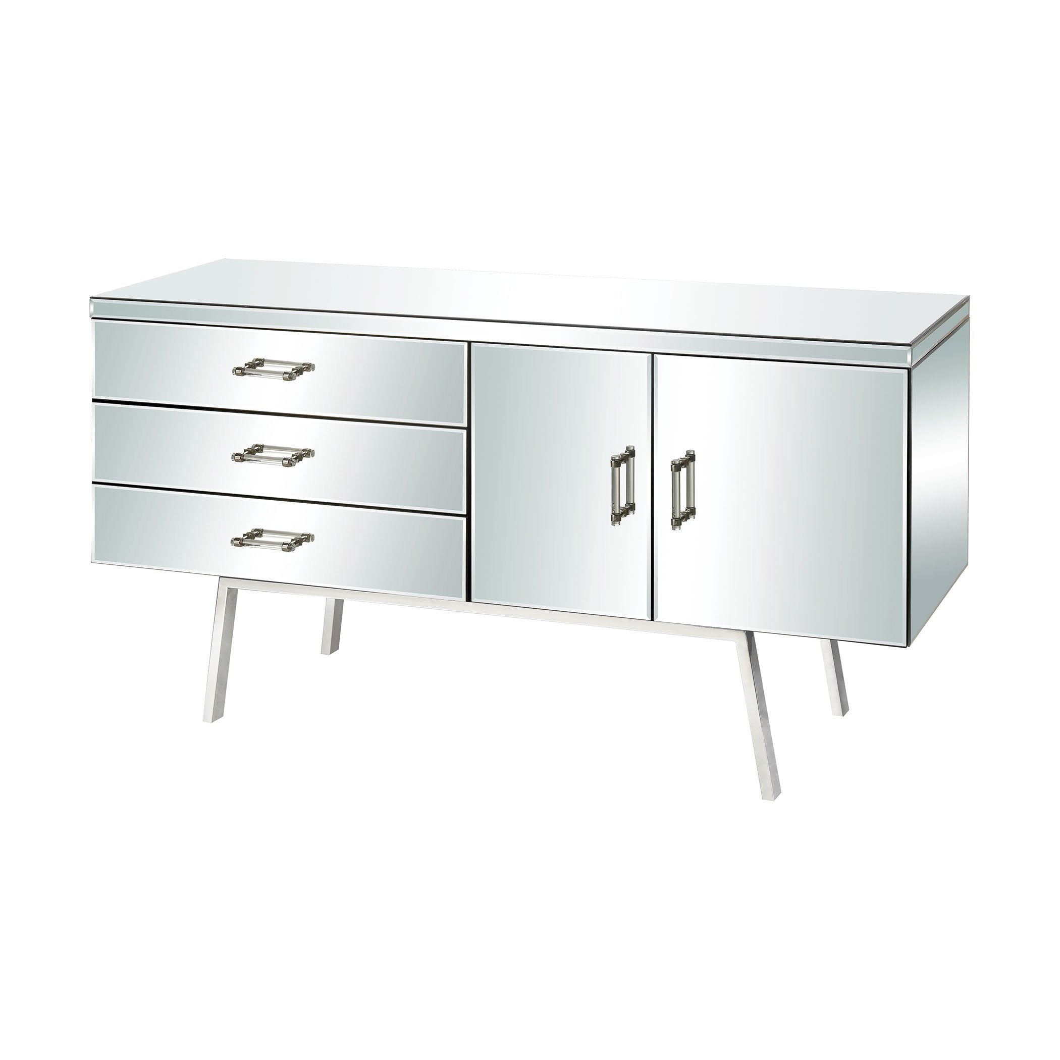 Sharp Dresser 3-Drawer Bureau Furniture Sterling 