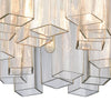 Cubic Glass 6 Pendant Oil Rubbed Bronze Ceiling Elk Lighting 