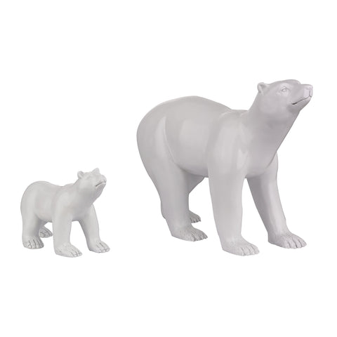 Set Of 2 Polar Bears Accessories Sterling 