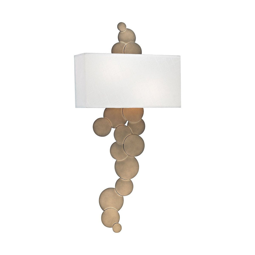 Holepunch 2 Light Wall Sconce In Gold Leaf Wall Dimond Lighting 