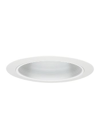 6" Steel Baffle Trim - White Trim / Baffle Recessed Sea Gull Lighting 