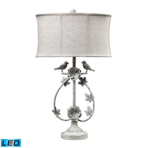 Saint Louis Heights LED Table Lamp in Antique White Lamps Dimond Lighting 