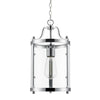 Payton Mini Pendant in Chrome with Clear Glass Ceiling Golden Lighting 