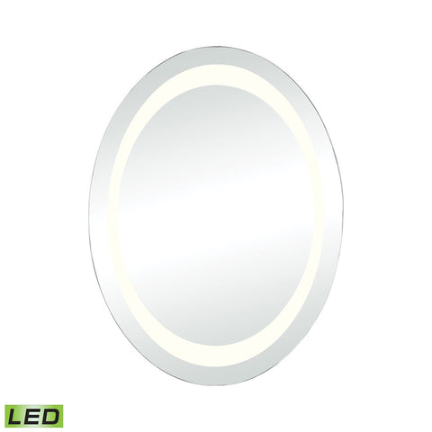 Skorpios LED Oval 32"h Lighted Wall Mirror Mirrors Dimond Home 