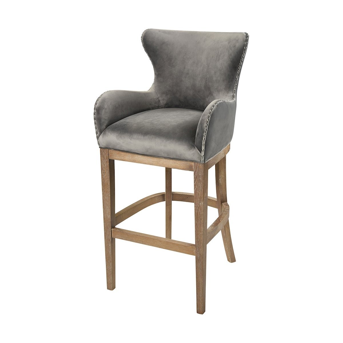 Roxie Grey Bar chair Furniture Sterling 