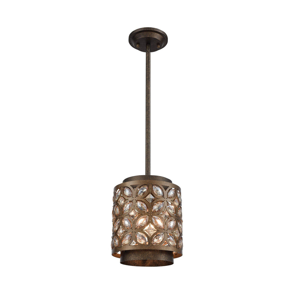 Rosslyn 1 Pendant Mocha/Deep Bronze Ceiling Elk Lighting 