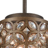 Rosslyn 1 Pendant Mocha/Deep Bronze Ceiling Elk Lighting 