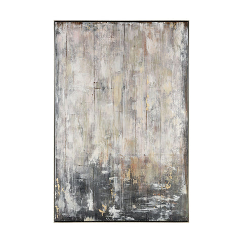 Flowing Abstract Wall Decor in Brown and Grey Wall Art ELK Home 