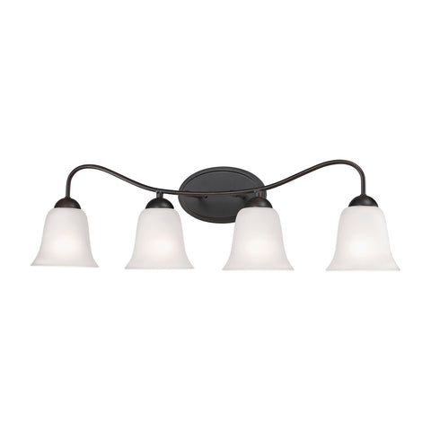 Conway 4-Light Vanity Light in Oil Rubbed Bronze Wall Thomas Lighting 