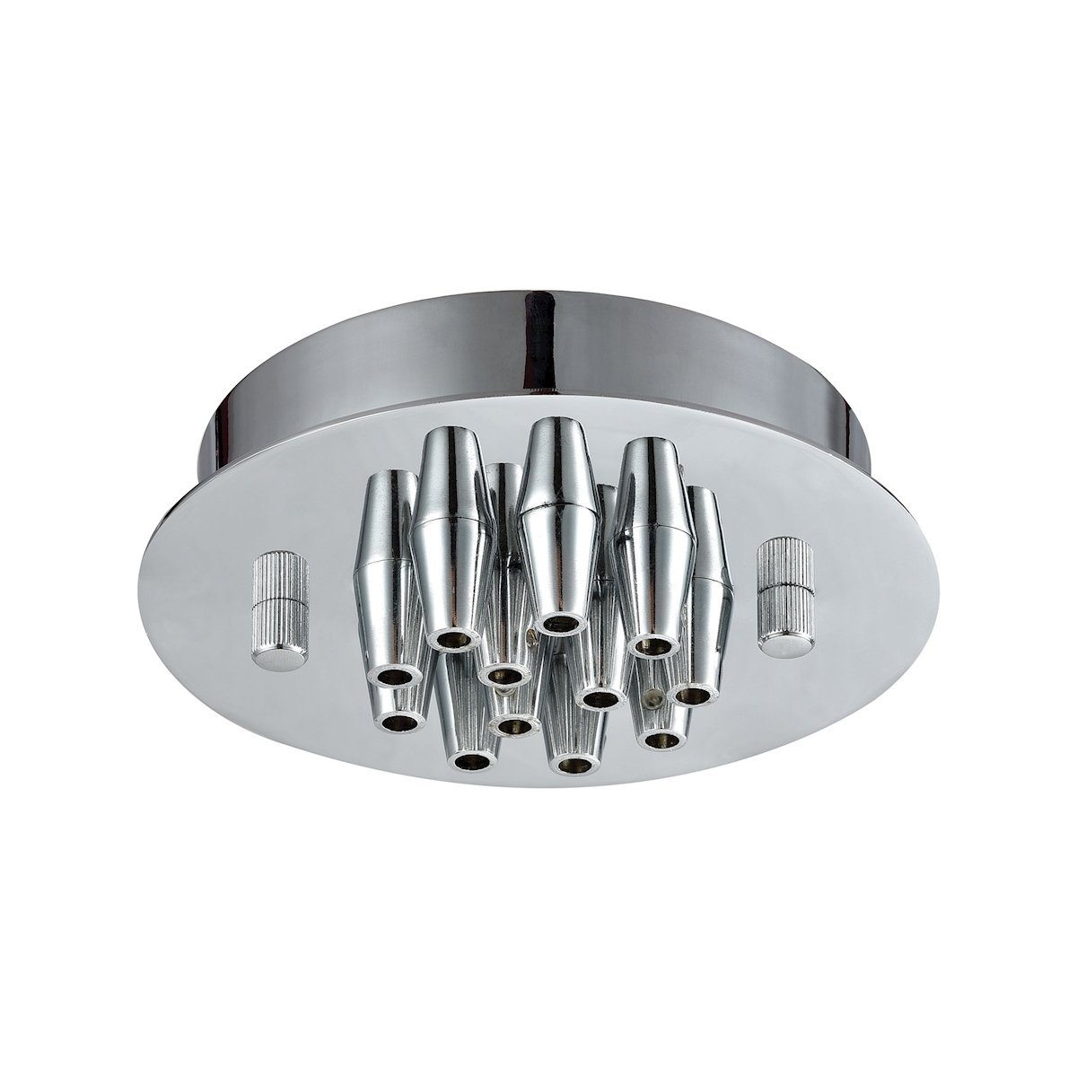 Illuminaire Accessories 12 Light Small Round Canopy In Polished Chrome Parts/Hardware Elk Lighting 