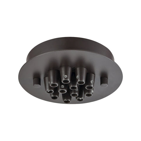 Illuminaire Accessories 12 Light Small Round Canopy In Oil Rubbed Bronze Parts/Hardware Elk Lighting 