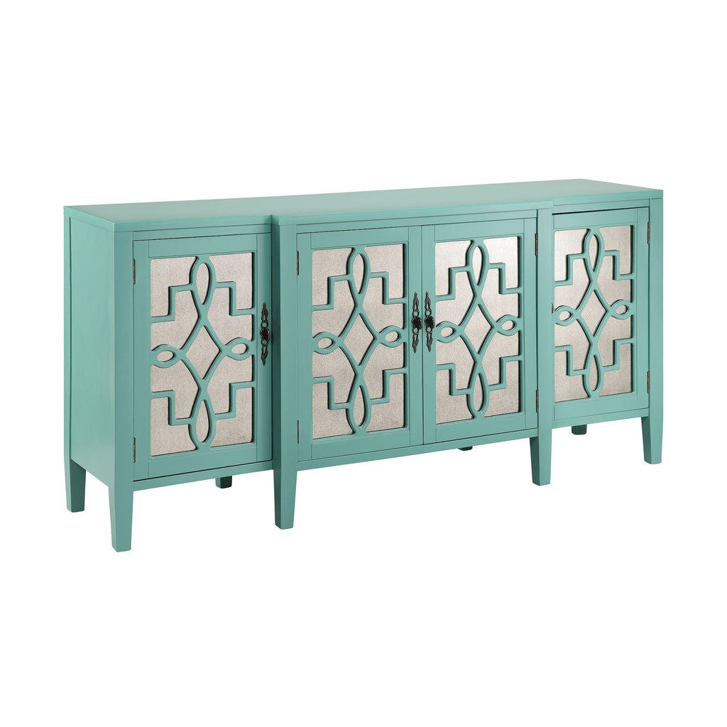 Lawrence Cabinet In Turquoise Furniture Stein World 
