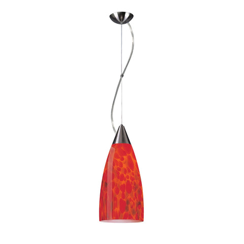 Pendaglio Collection Fire Red Glass Ceiling ELK Lighting 