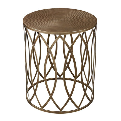 Accent Table In Gold Leaf FURNITURE Sterling 
