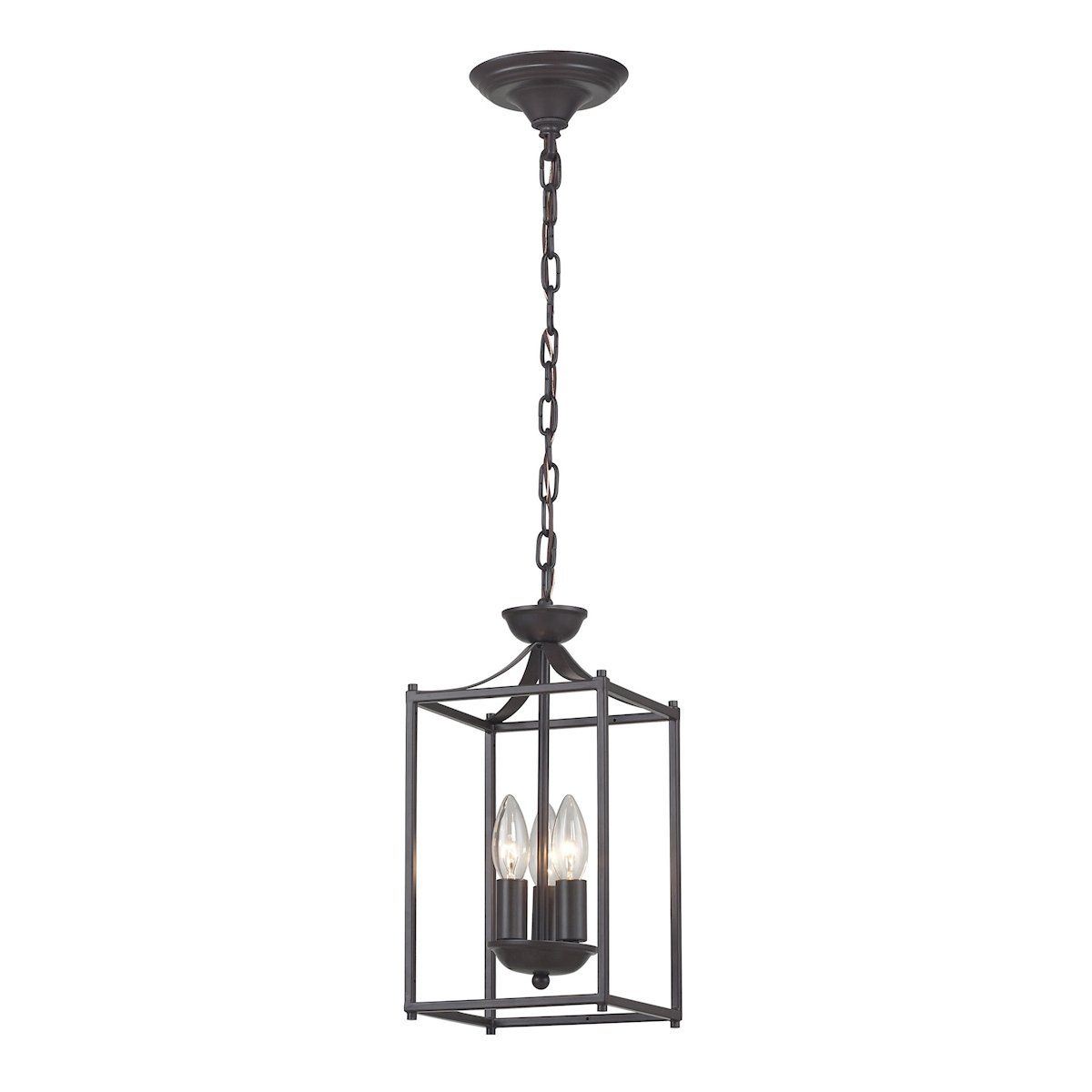 Arthur Rustic Iron Lantern Ceiling Sterling 