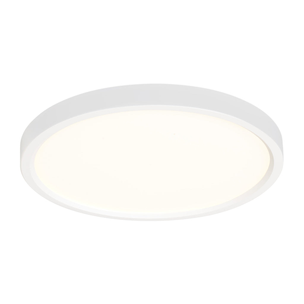 Traverse Lotus - Round 7", WH - White Recessed Sea Gull Lighting 